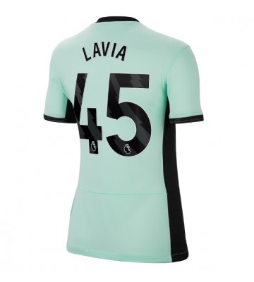 Chelsea Romeo Lavia #45 Kolmaspaita Naisten 2023-24 Lyhyet Hihat